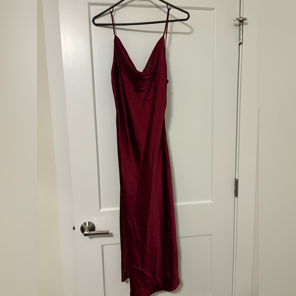Princess Polly Deep Red Midi Dress